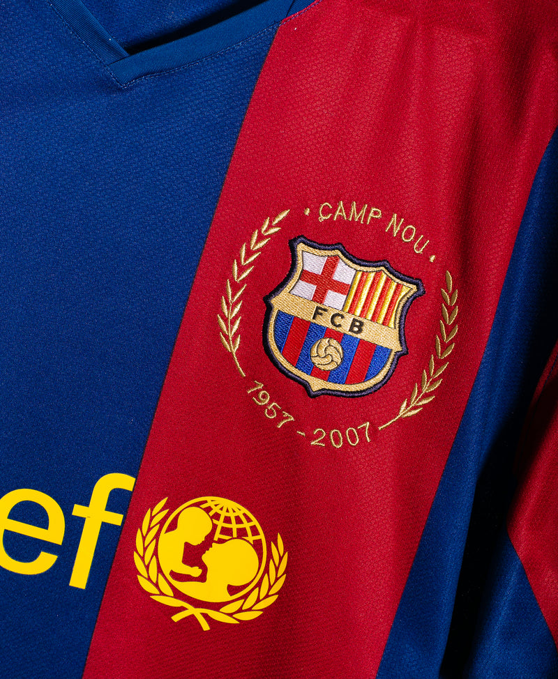 Barcelona 2007-08 Messi Home Kit (XL)