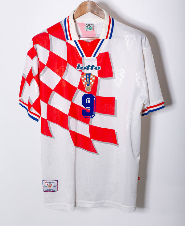 Croatia 1998 Suker Home Kit (L)