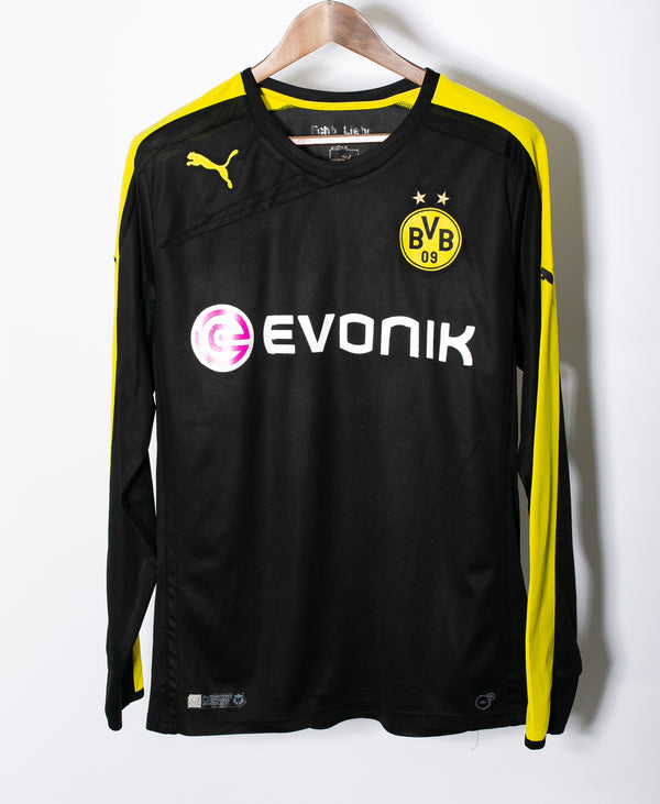 Dortmund 2013-14 Reus Long Sleeve Away Kit (L)