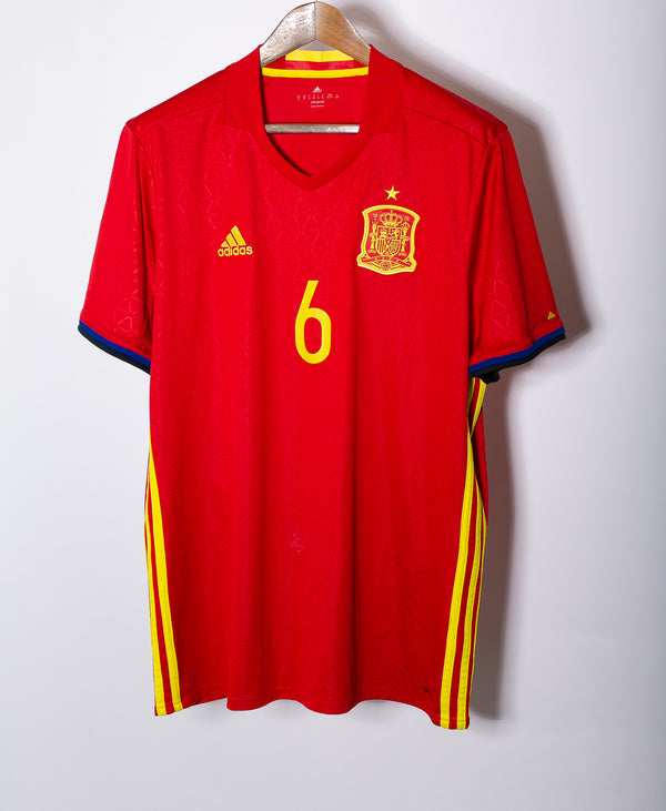 Spain 2016 Iniesta Home Kit (XL)