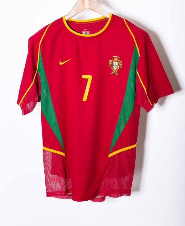 Portugal 2002 Figo Home Kit (M)