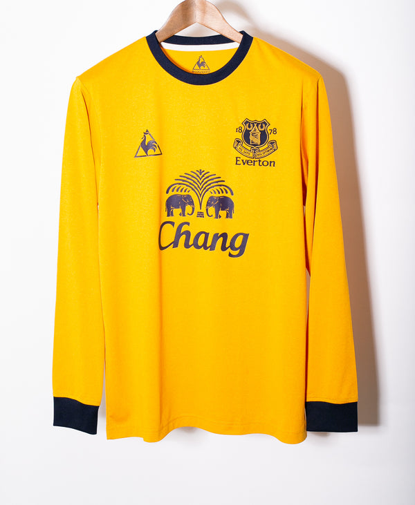 Everton 2011-12 Donovan Long Sleeve Away Kit (M)