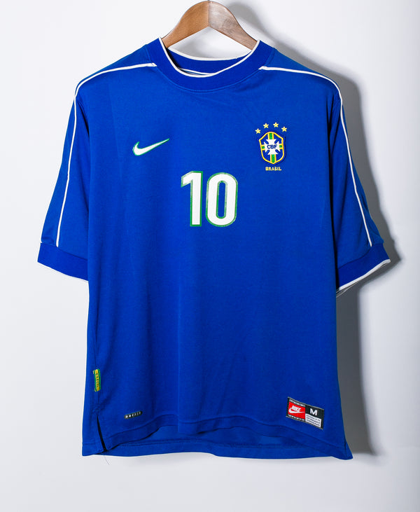 Brazil 1998 Rivaldo Away Kit (M)