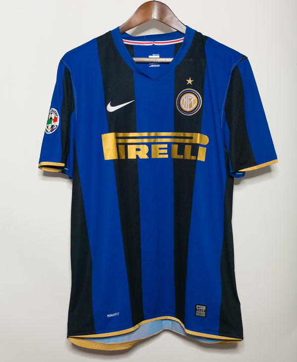 Inter Milan 2008-09 Figo Home Kit (XL)