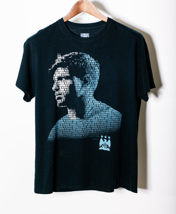 Manchester City Aguero T-Shirt (M)