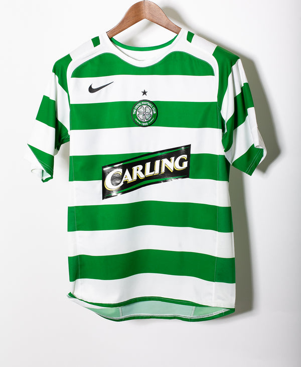 Celtic 2006-07 Keane Home Kit (S)