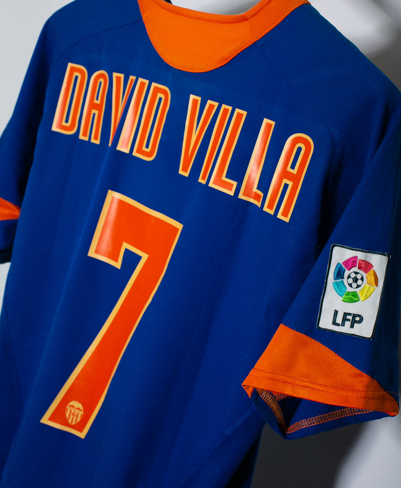 Valencia 2005-06 David Villa Away Kit (S)