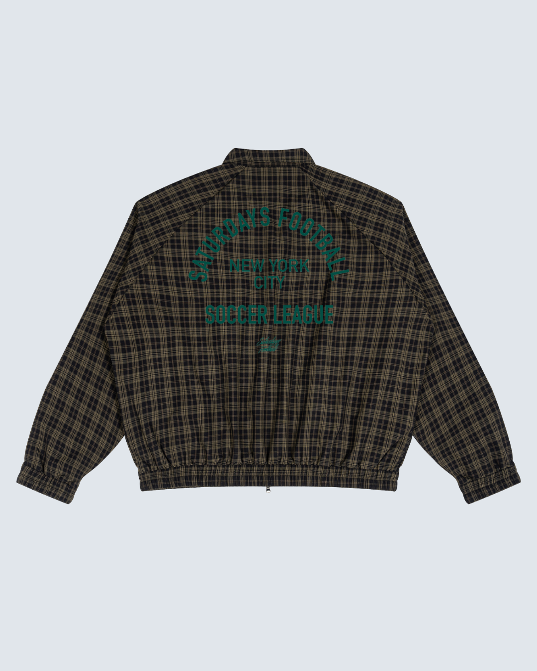 NYC Plaid Full-Zip Track Jacket