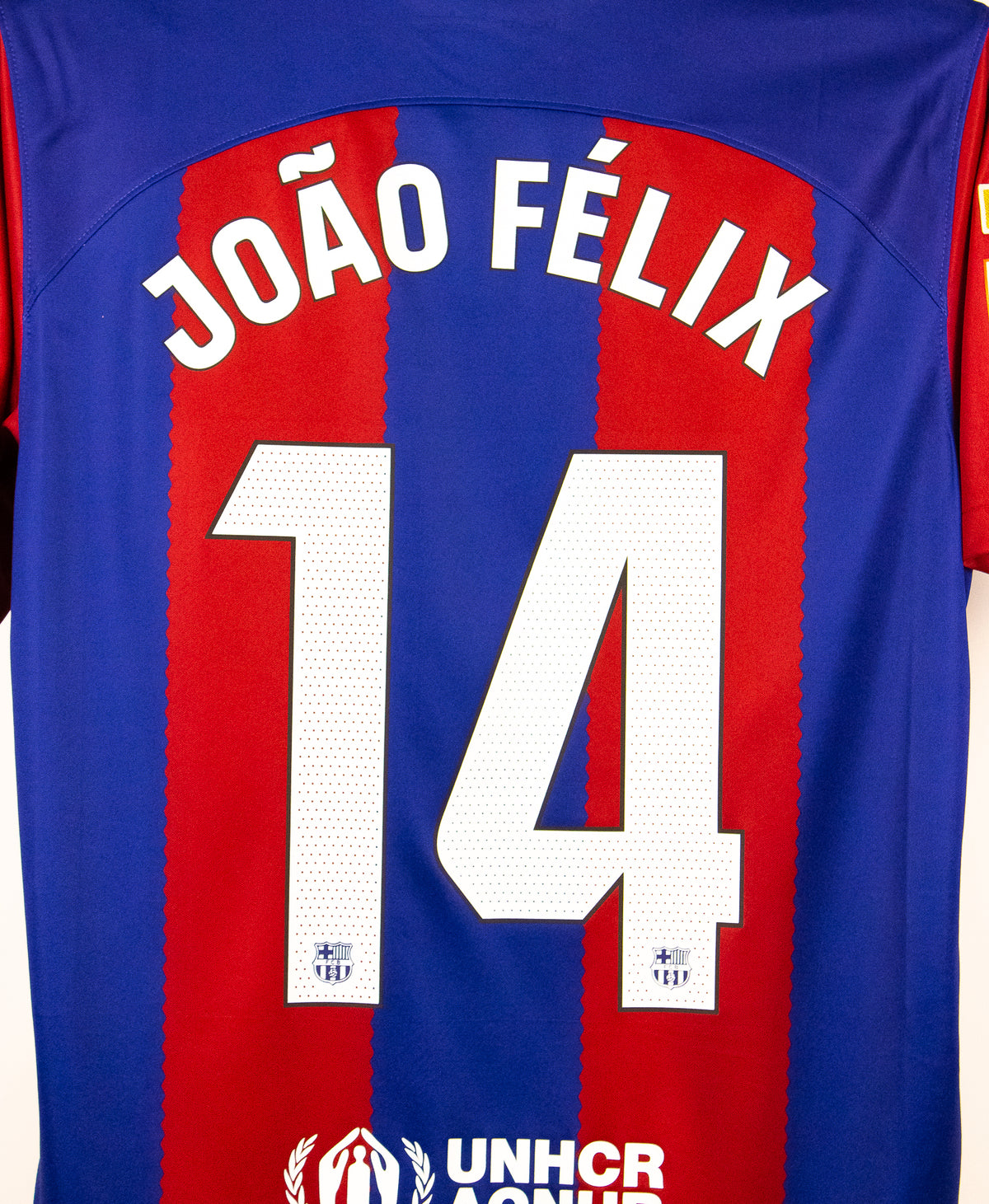 Barcelona 2023-24 Joao Felix Home Kit (M)