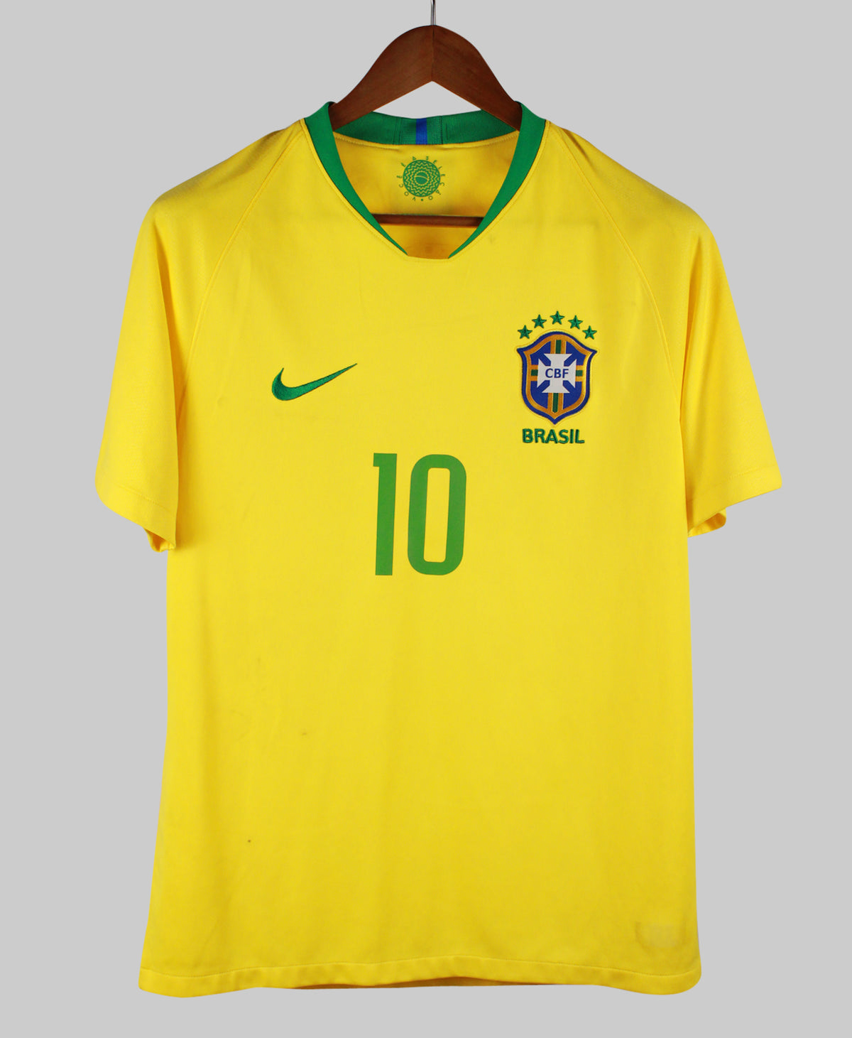 Brazil 2018-19 Neymar Jr Short Sleeve Home Kit (M)