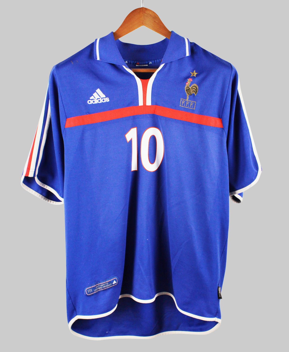 France 2000-01 Zidane Short Sleeve Home Kit (XL)