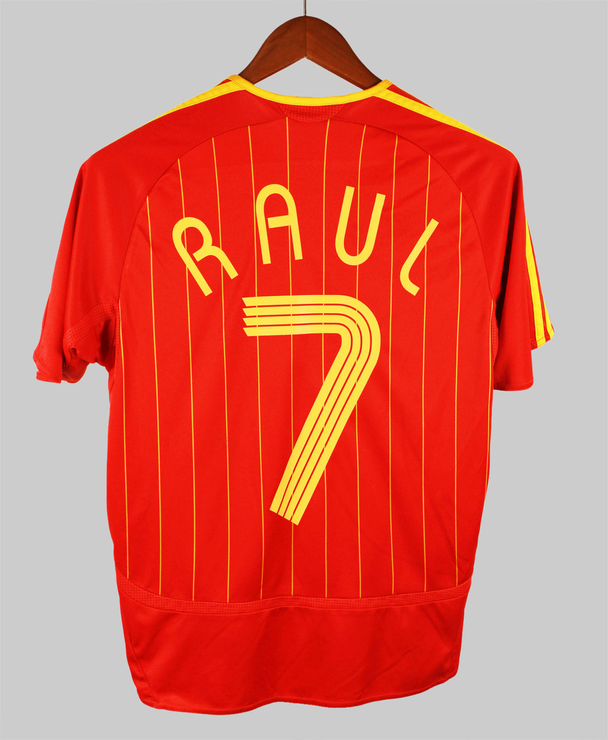Spain 2006-07 Raul Short Sleeve Home Kit (S)