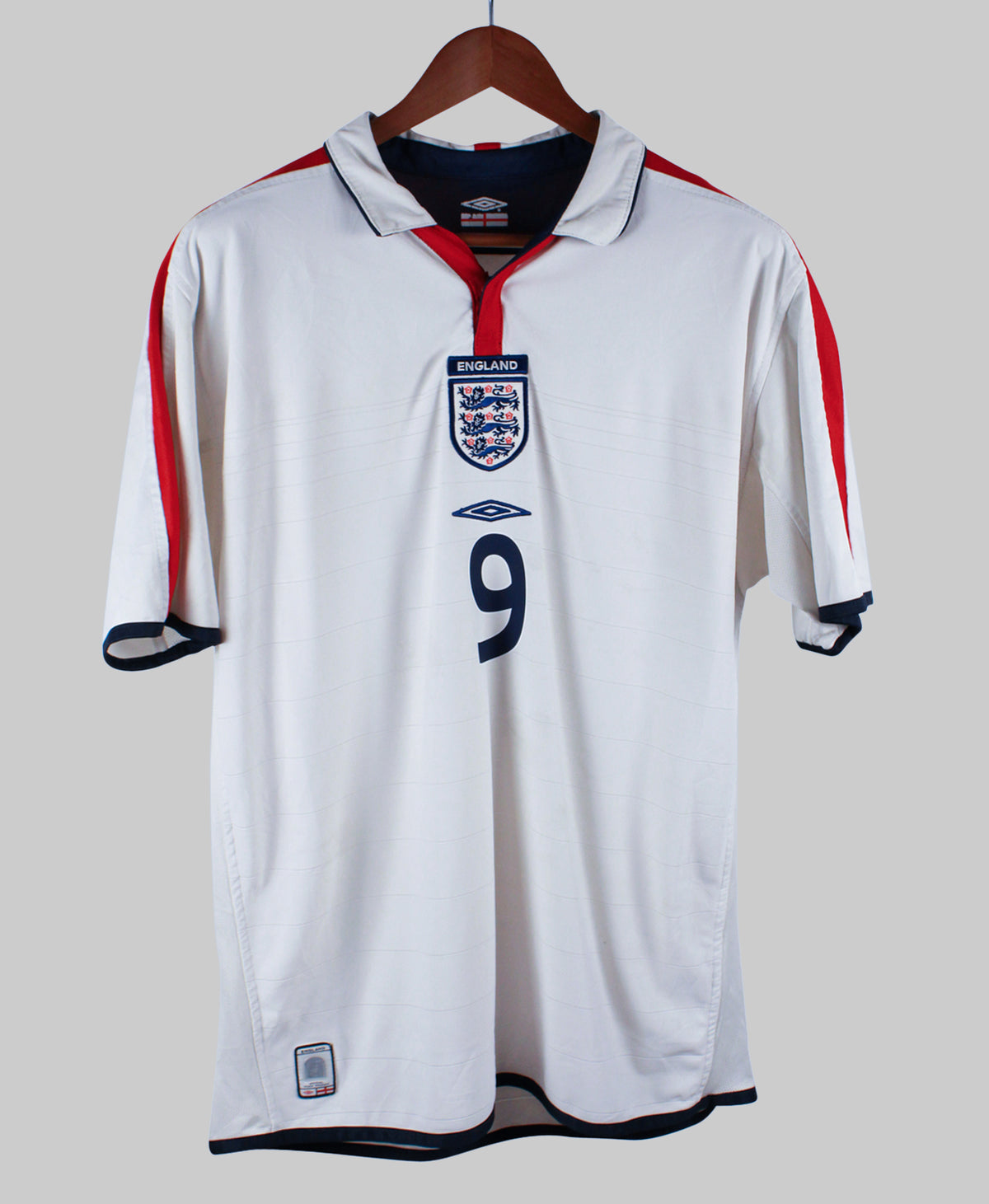 England 2003-04 Rooney Short Sleeve Home Kit (L)