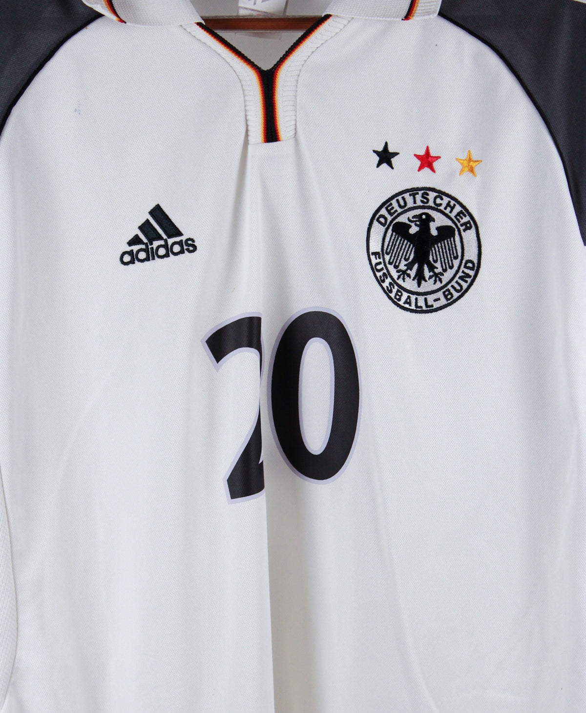 Germany 2000-01 Bierhoff Short Sleeve Home Kit (XL)
