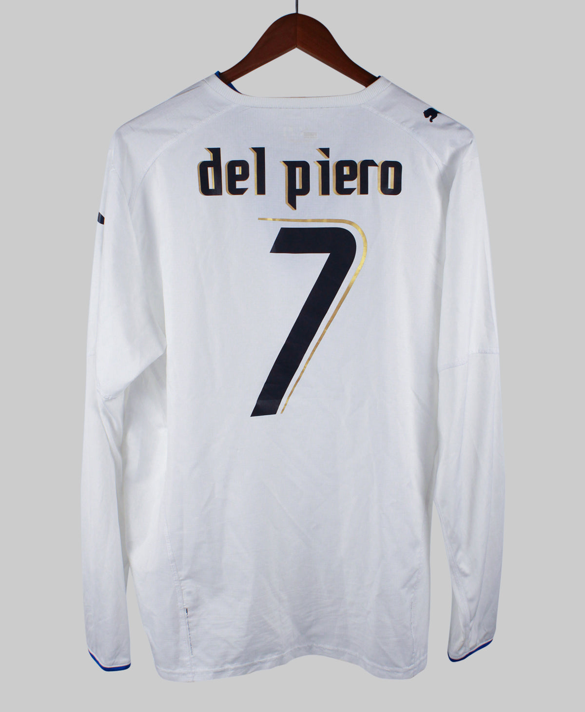 Italy 2006-07 Del Piero Long Sleeve Away Kit (XL)