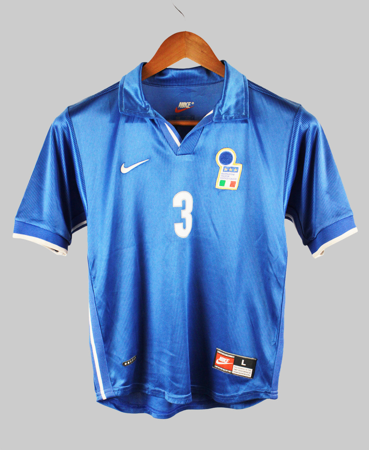 Italy 1998-99 Maldini Home Kit (YL)