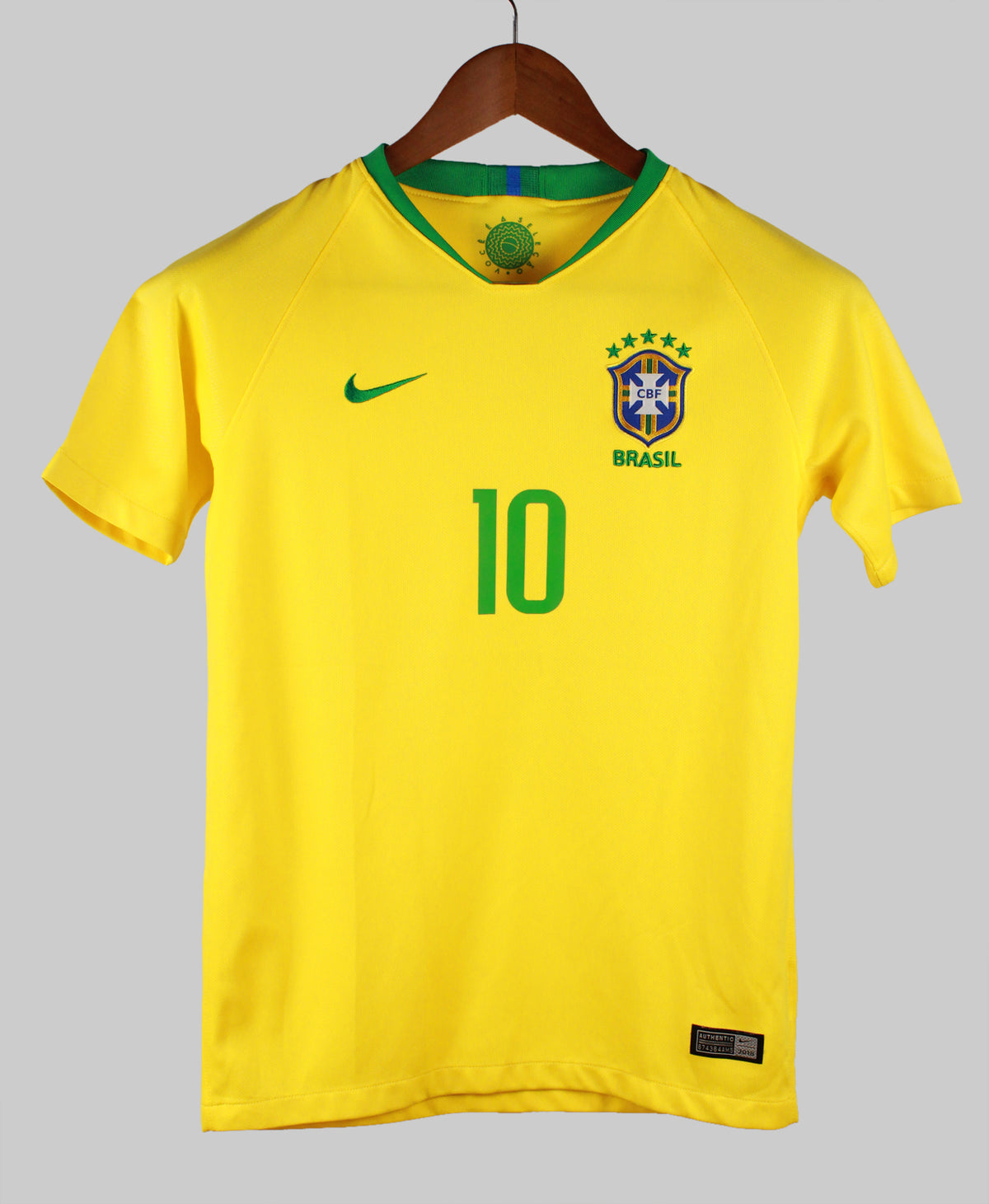 Brazil 2018-19 Neymar Jr Youth Home Kit (YL)