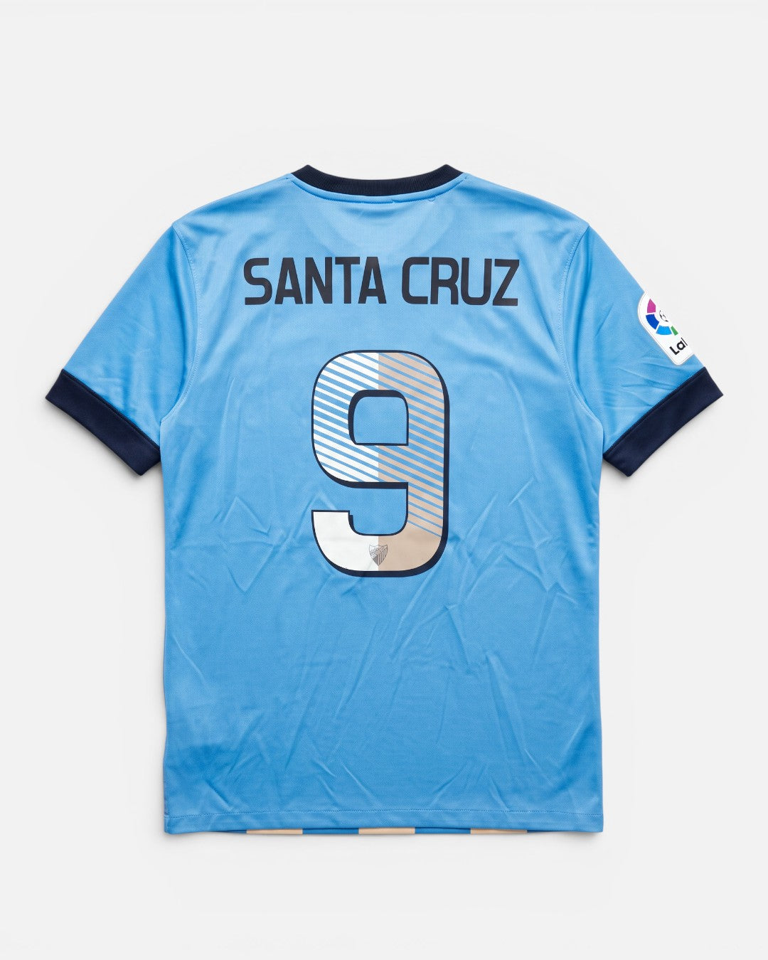 Málaga CF 2013-14 Santa Cruz home vintage football shirt, size M.