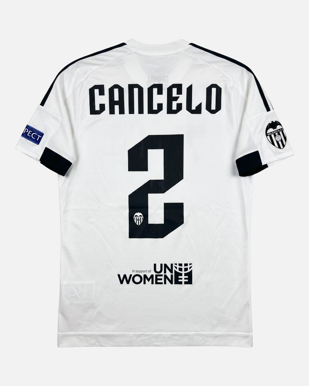 Valencia 2015-16 Cancelo home vintage football shirt, size S.