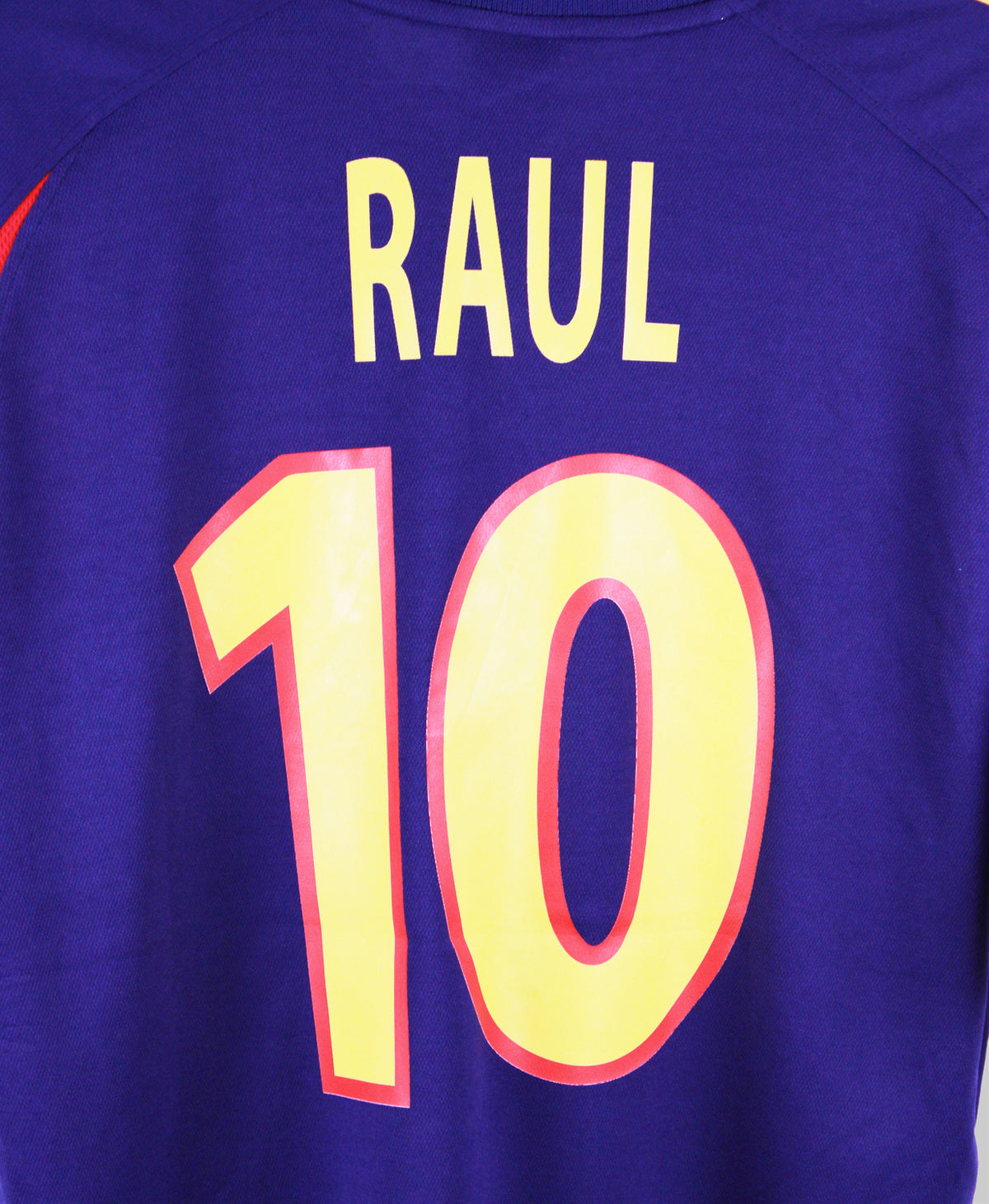 Spain 2000-01 Raul Away Kit (L)