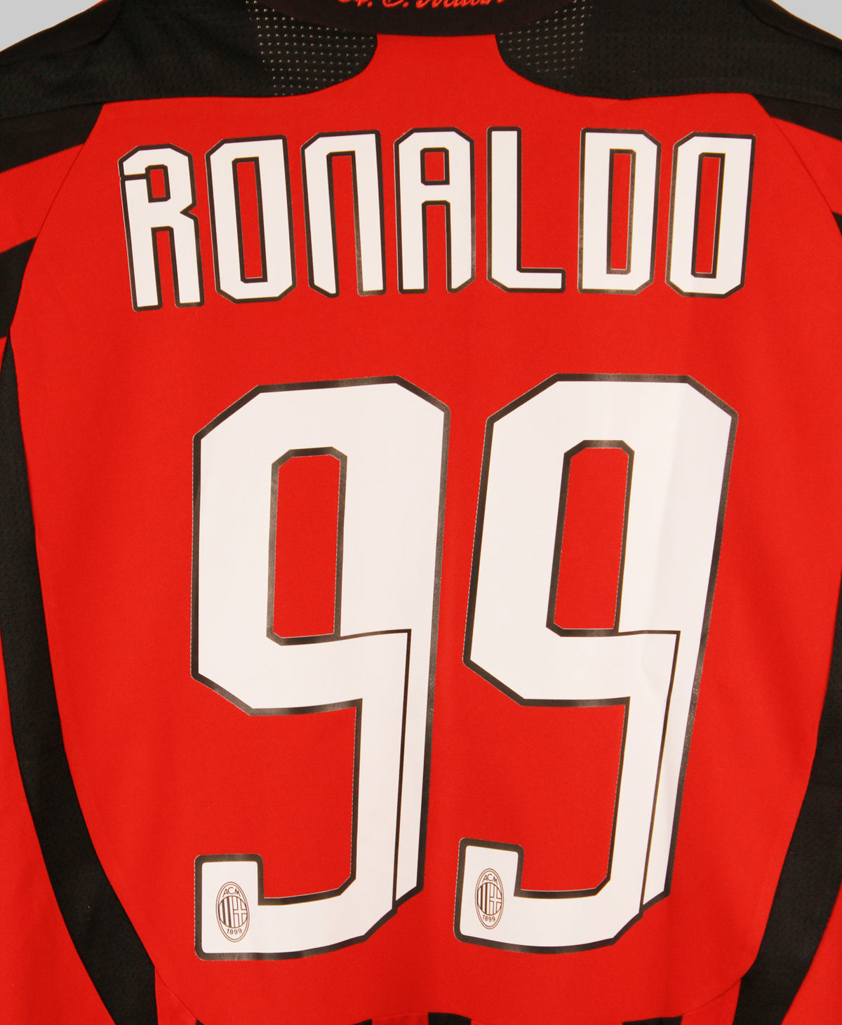 AC Milan 2007-08 Ronaldo Youth Home Kit (YXL)