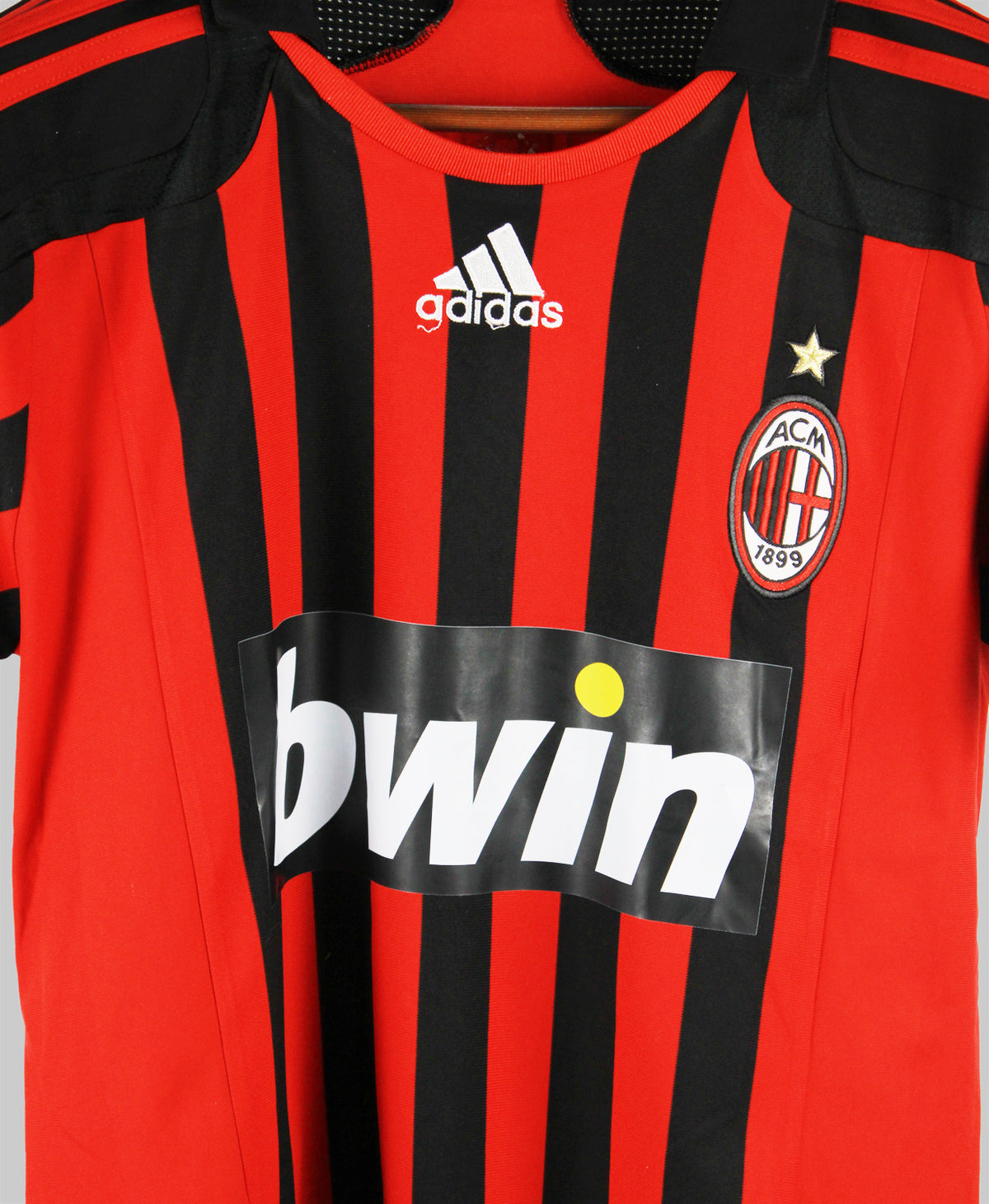 AC Milan 2007-08 Ronaldo Youth Home Kit (YXL)