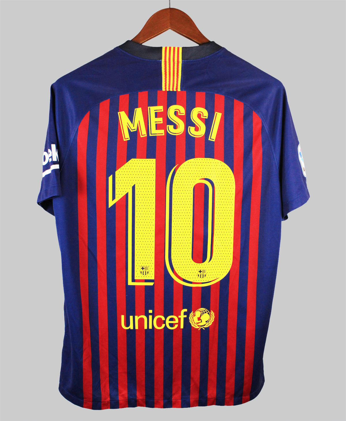 Barcelona 2018-19 Messi Home Kit (L)