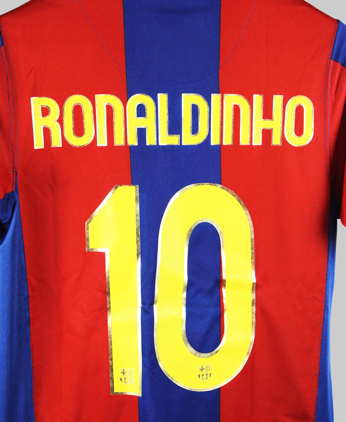 Barcelona 2007-08 Ronaldinho Home Kit (S)