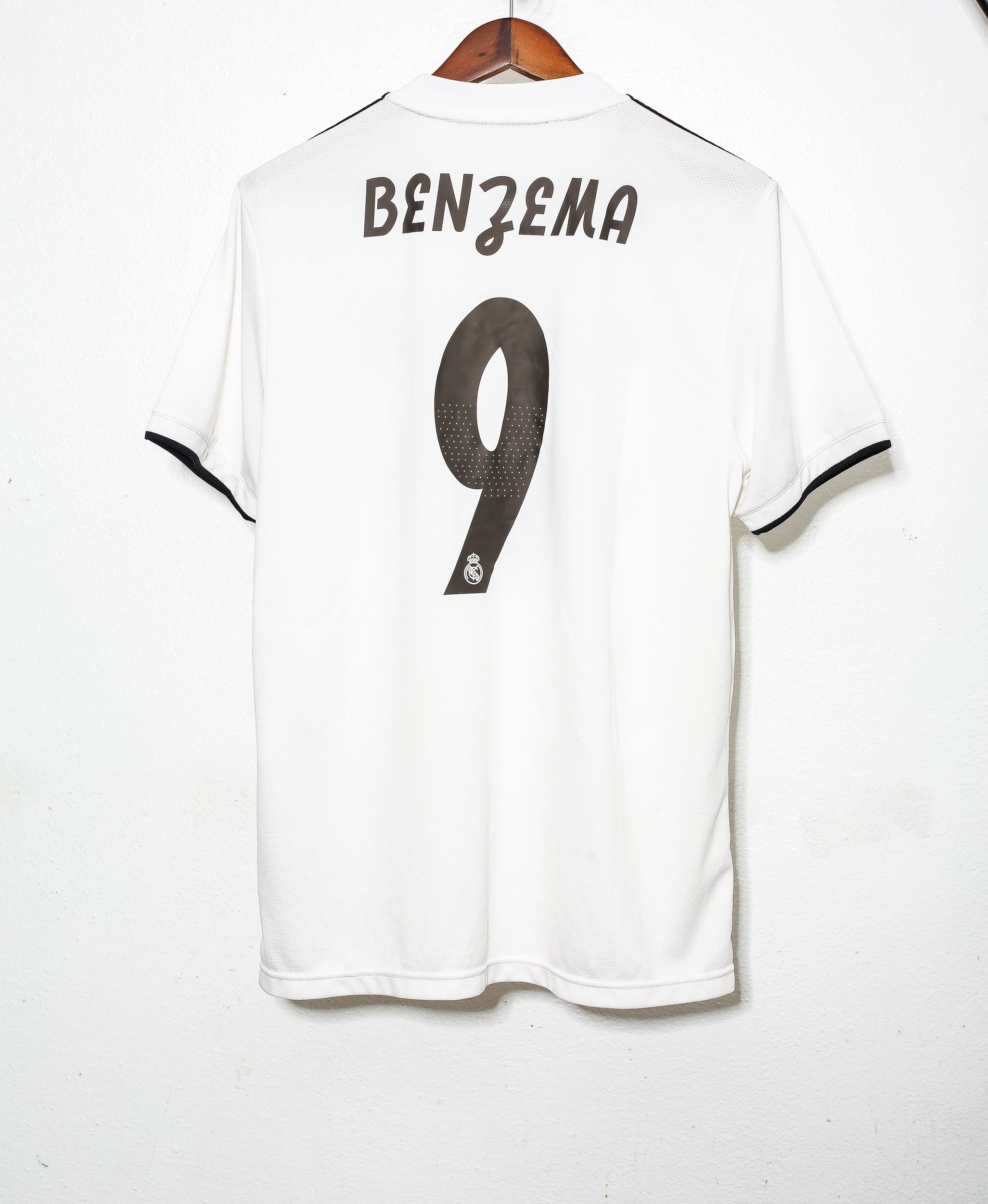 9 Benzema Real Madrid black Jersey
