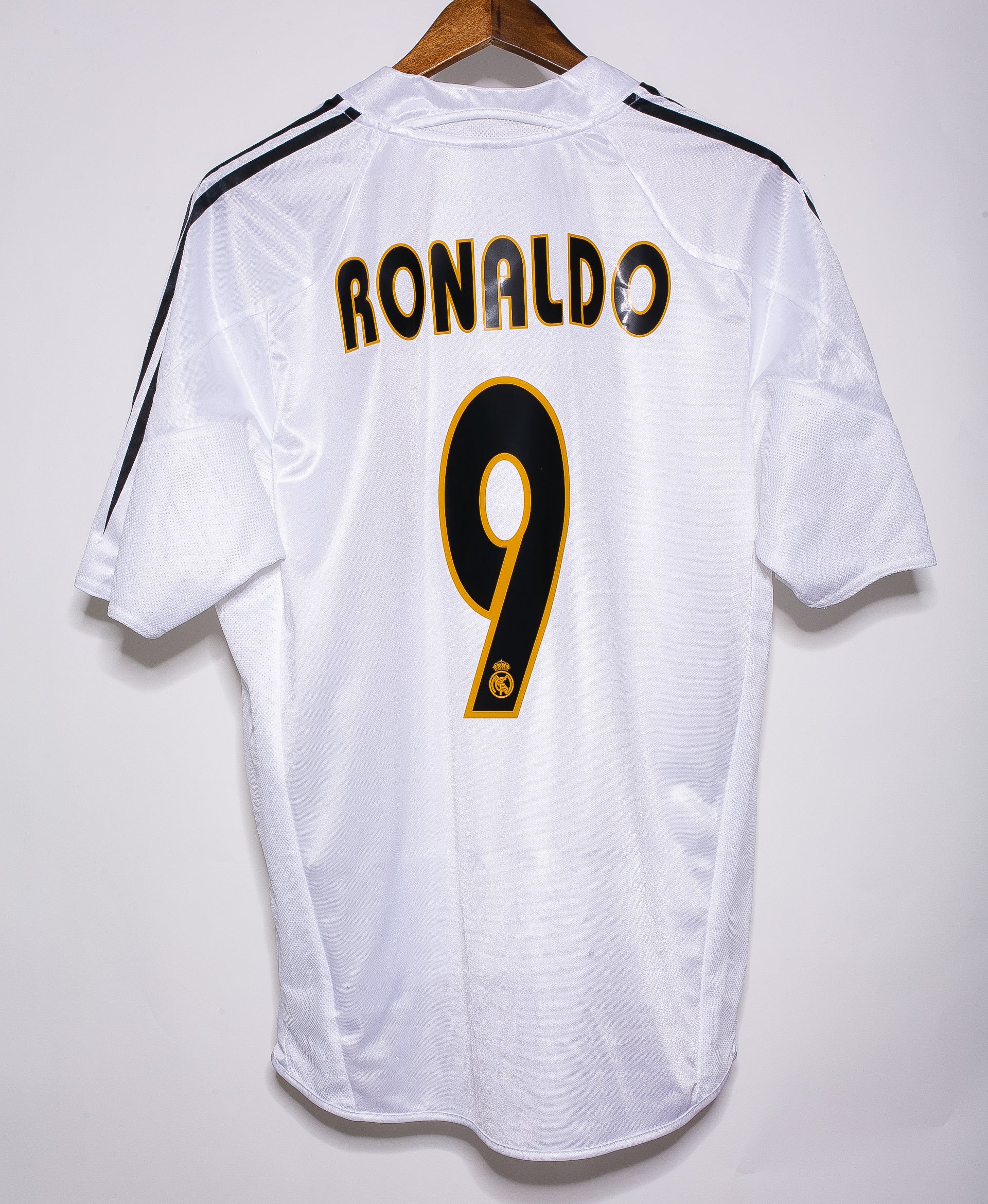 Real Madrid 2006 2007 Ronaldo 9 Home Football Shirt Soccer 