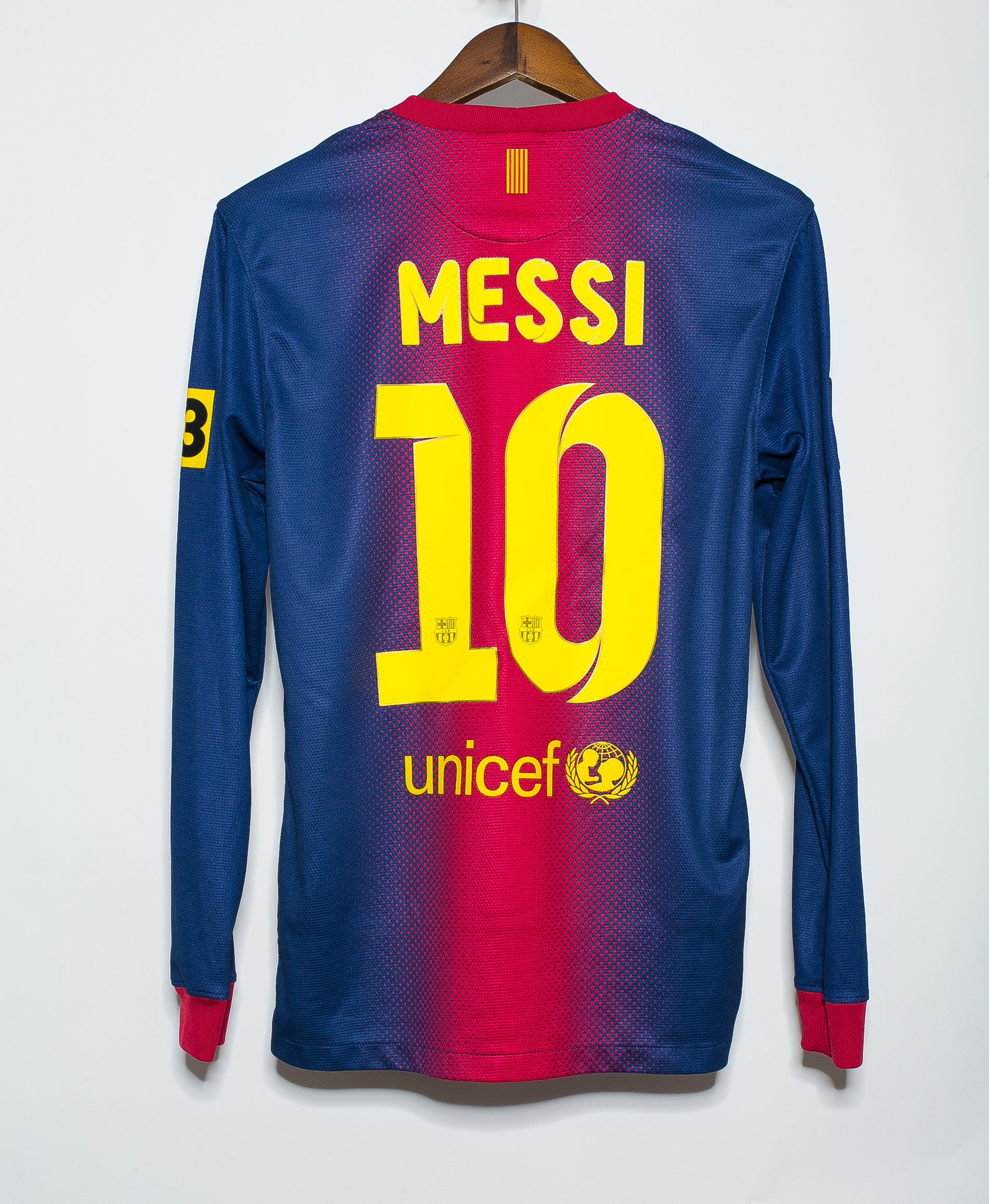 NIKE LIONEL MESSI FC BARCELONA LONG SLEEVE HOME JERSEY 2012/13 –