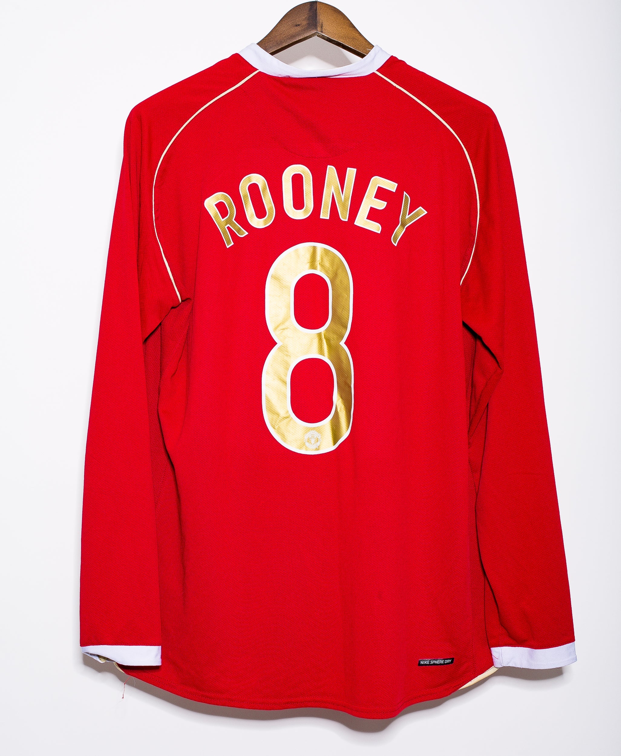 2006-07 Manchester United Home Shirt Size Extra Large - Rooney #8 – Forever  Football Shirts