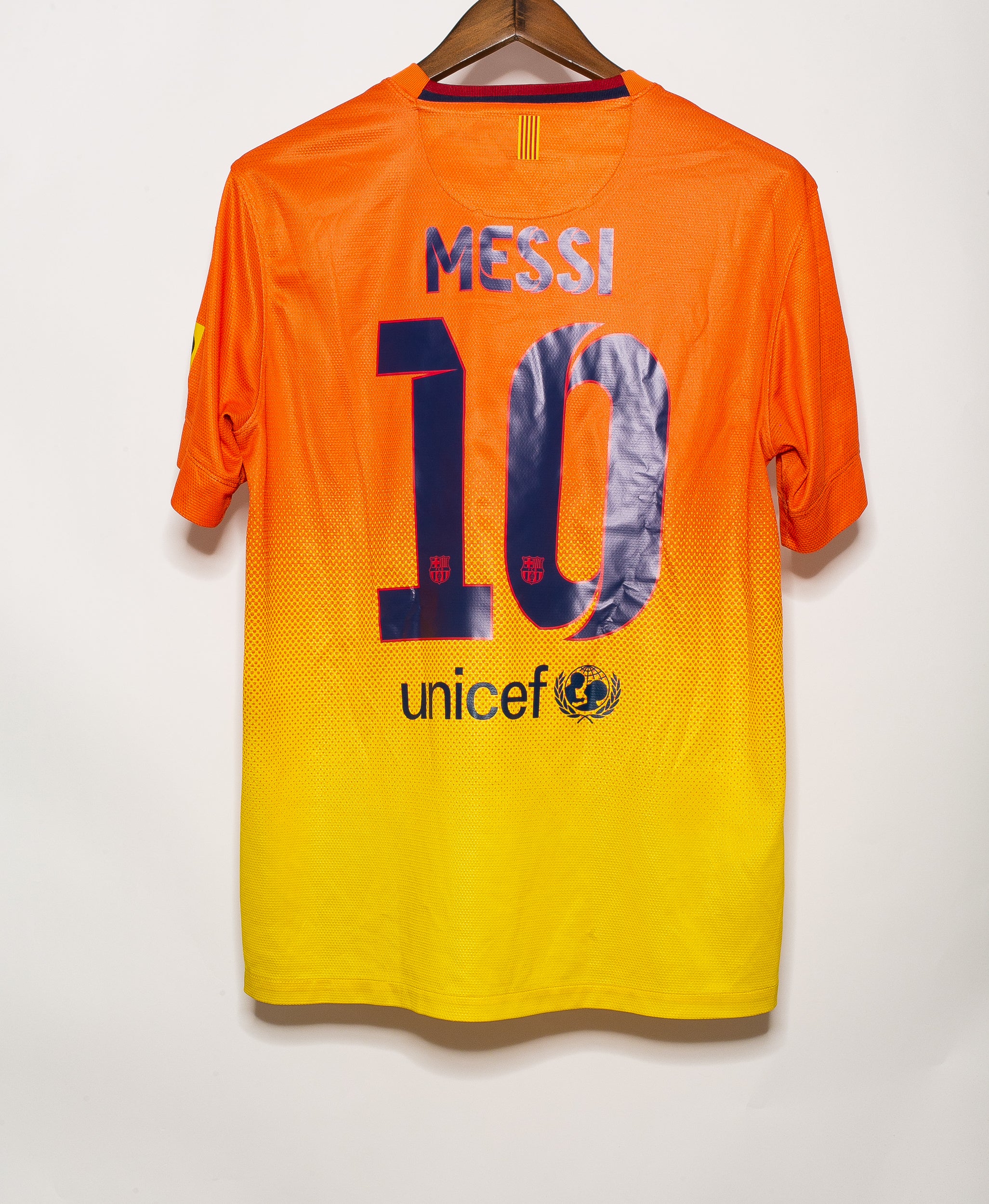 Men Yellow Messi Football Jersey