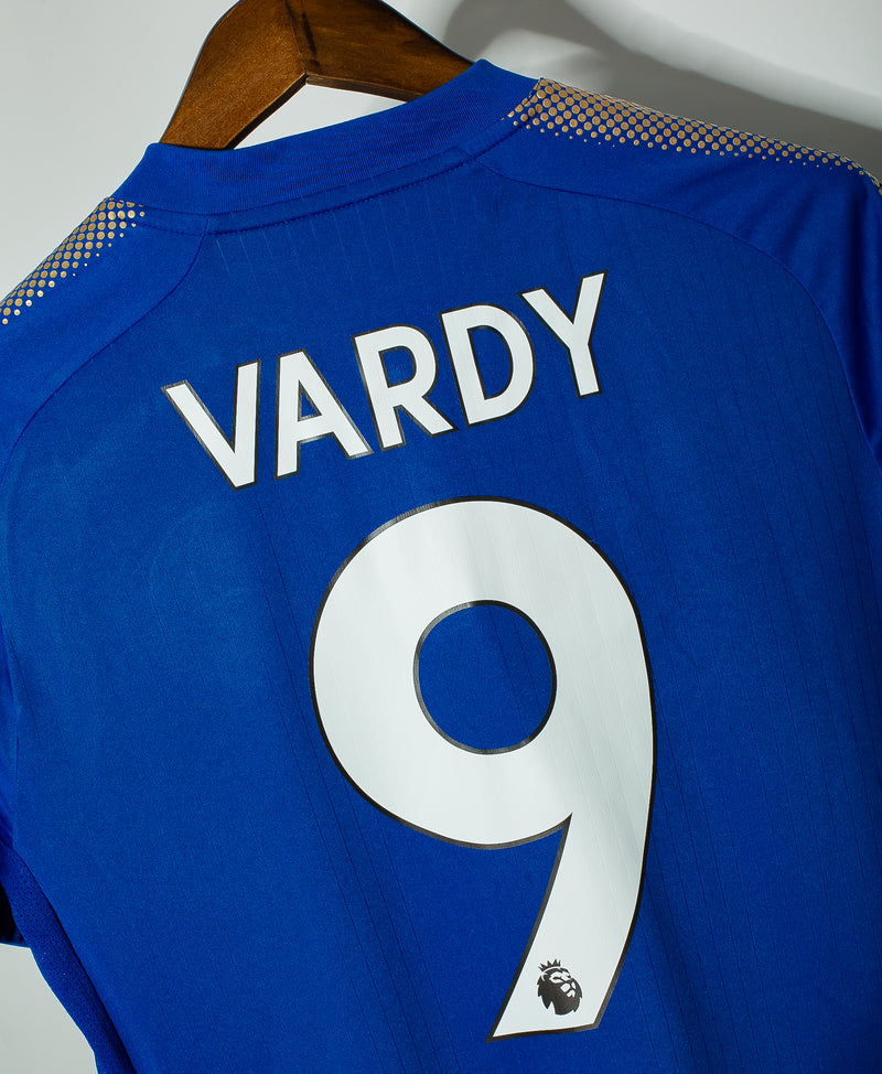 Leicester City 2017-18 Vardy Home Kit (M)