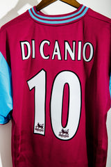 2001 - 2002 West Ham Home Kit #10 Di Canio( XL )