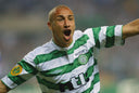 Henrik Larsson Celtic jersey football shirt