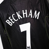 Manchester United 1998-99 Beckham Long Sleeve Third Kit (L)