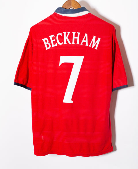 England 1999 Beckham Away Kit (L)