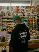 Cities Hoodie - LA / NYC Black, back