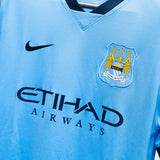 Manchester City 2013-14 Aguero Home Kit (L)