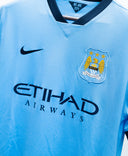 Manchester City 2013-14 Aguero Home Kit (L)