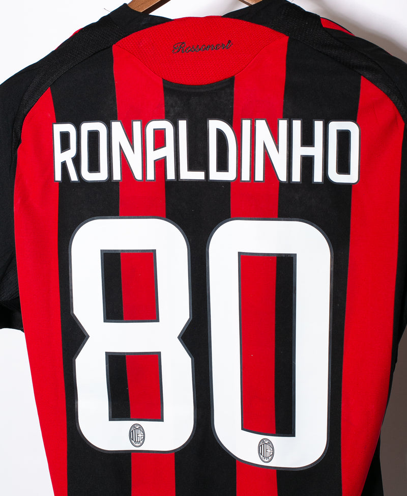 AC Milan 2008-09 Ronaldinho Home Kit (M)