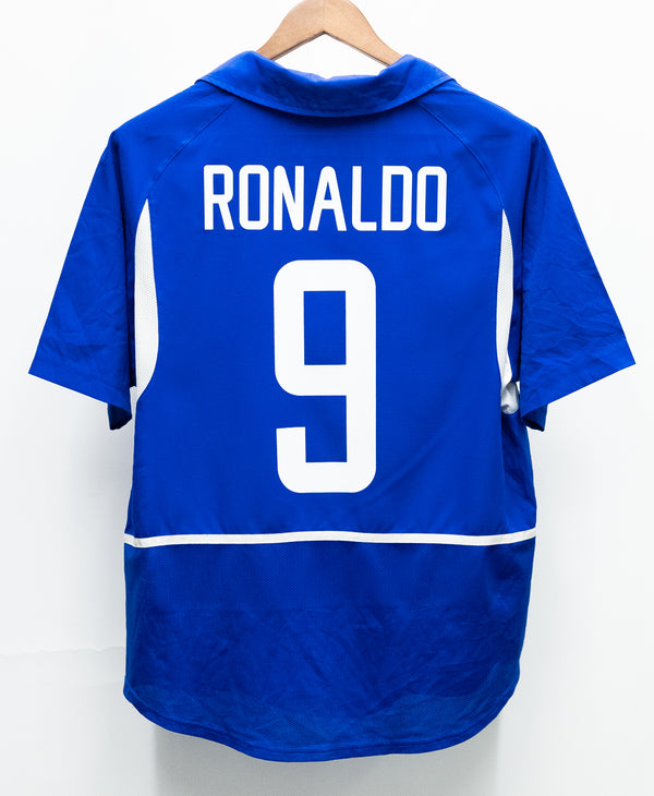 Brazil 2002 Ronaldo Away Kit (M)