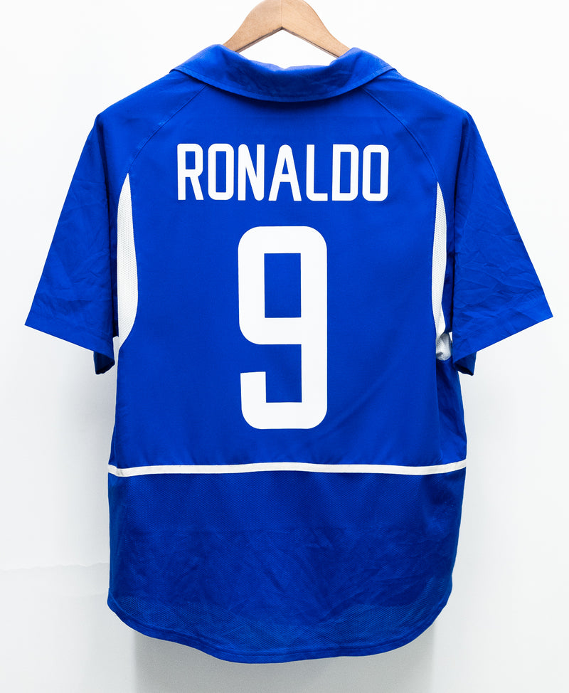 Brazil 2002 Ronaldo Away Kit (M)