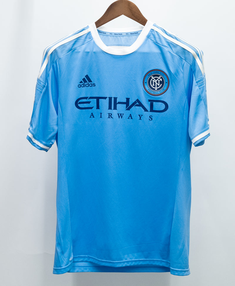 New York 2014 David Villa Player Issue Home Kit (L)