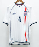 England 2002 Gerrard Home Kit (L)