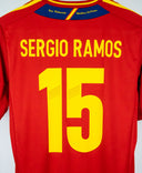 Spain 2012 Sergio Ramos Home Kit W/ Tags (M)