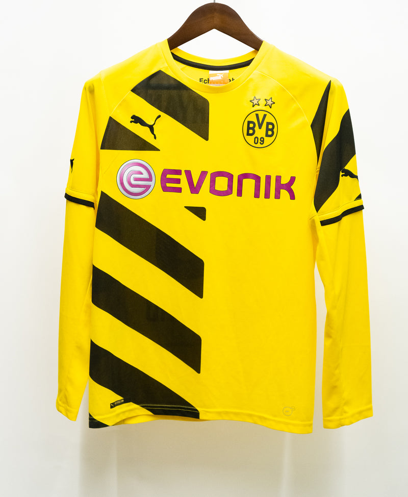 Borussia Dortmund 2014-15 Mkhitaryan Long Sleeve Home Kit (S)