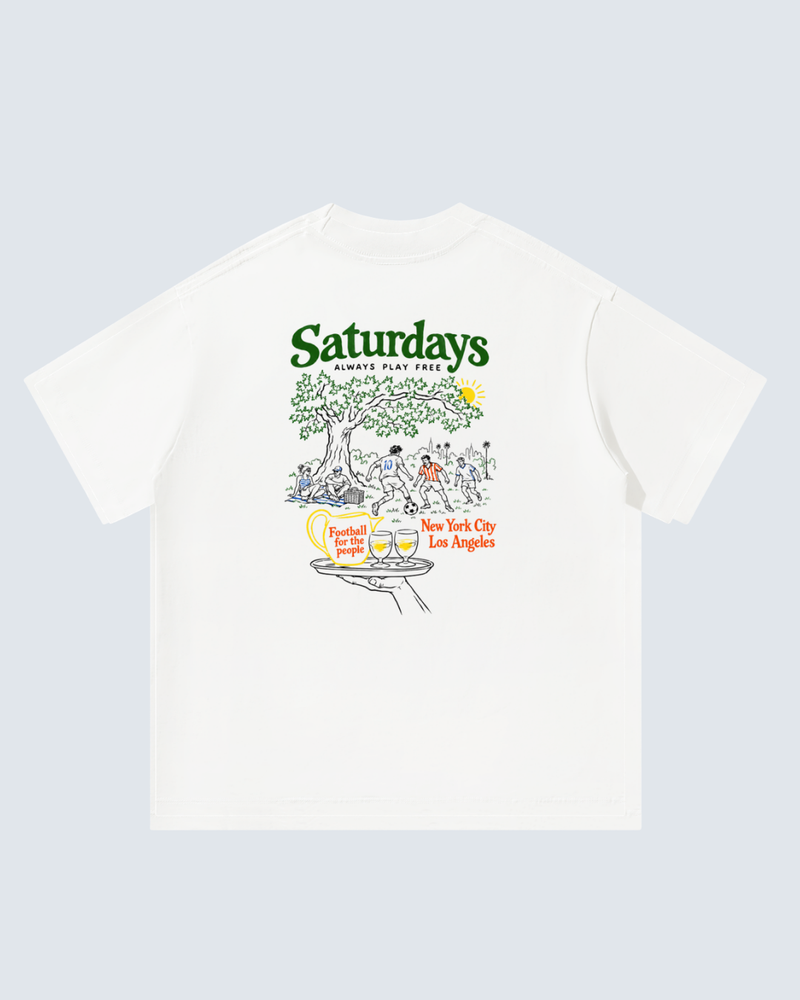Saturdays Football Park T-Shirt - White, view 2