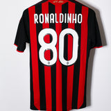 AC Milan 2009-10 Ronaldinho Home Kit (S)